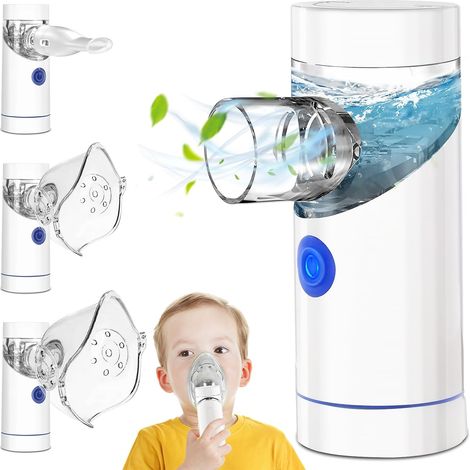 Nebulizer Inhaler, Portable Silent Nebulizer, Powered Aerosol for Adults and Children