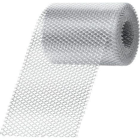 6 m lange Dachrinnenschutzrolle aus Aluminium zum Blockieren von Blättern, Zweigen und Schmutz (1/5)