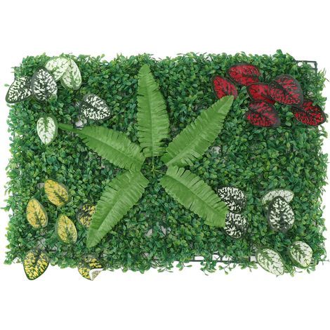 Artificial plants, grass wall panel, background greenery for indoor and outdoor decoration, Type 1 (1/5)