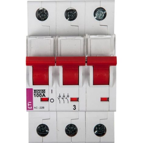Interruptor-seccionador modular 100A 3P 400V SV 3100 002423316