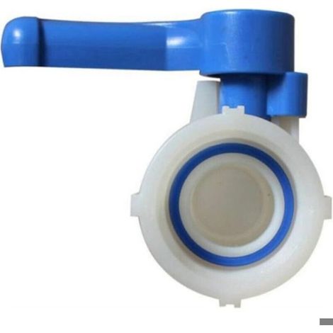 Adaptateur IBC - Vanne à Bille - Filetage DN40 62 mm - Pour Réservoirs Eau de Pluie - 1 Pièce (1/5)