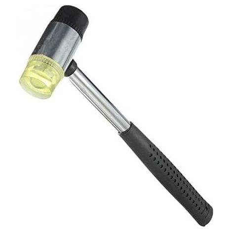 BigTron Maillet double face diamètre 25mm - marteau en caoutchouc pour l'amélioration de la maison de maroquinerie (1/4)