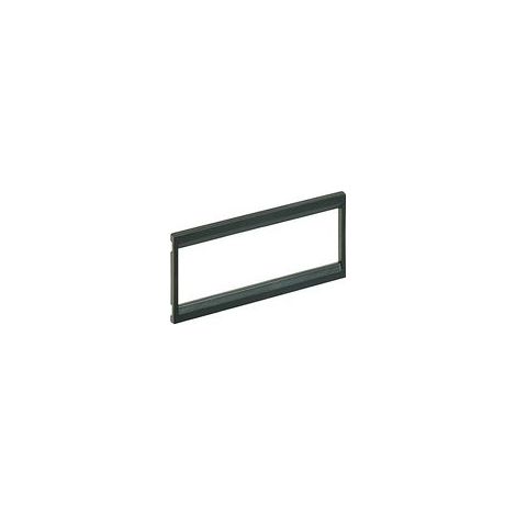 Placca 6 Living Int. Grigia Multibox (Bticino Cod. 16136F/6G)