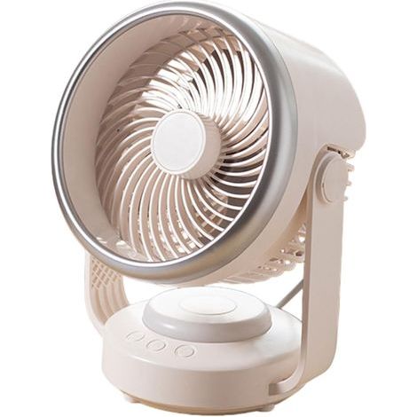 Kleiner, leiser Luftzirkulationsventilator mit 4 Geschwindigkeitsstufen, Bodenkühlung und LED-Beleuchtung für den ganzen Raum und das Schlafzimmer (1/5)