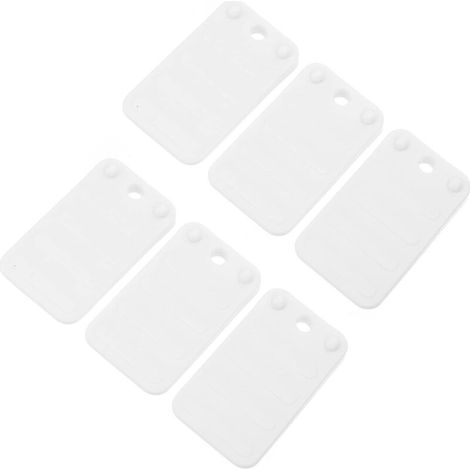 XEPHO Lot de 12 Cales De Nivellement pour Meubles De Rénovation Domiciliaire Matériau Abs Niveleur Solide Et Robuste pour Table Et Canapé