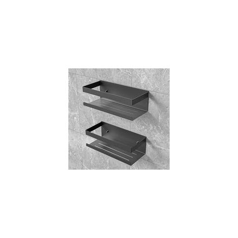 Dolaso – Mensola per doccia senza foratura – Acciaio inox SUS304 – Portata 7 kg – Spazio per riporre gel doccia e shampoo – Facile installazione (1/5)