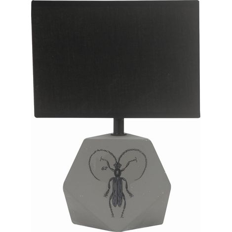 Candellux ANIMI lampada da tavolo cemento grigio E14 (1/4)