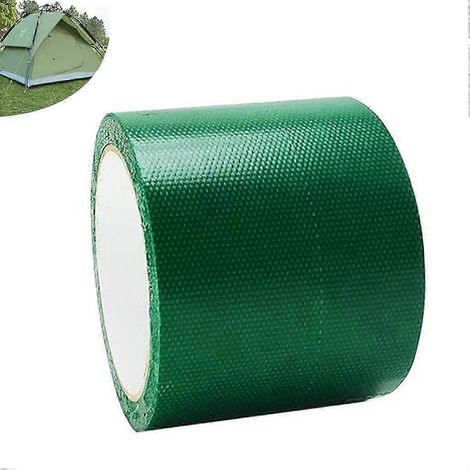 Ruban adhésif de réparation étanche pour auvent de camping-car, 8 x 500 cm, universel pour bâches et serres - vert (1/2)