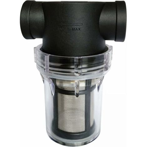 Filtro per tubo flessibile da 4 pollici per pompe con filtro in acciaio inox a 80 maglie