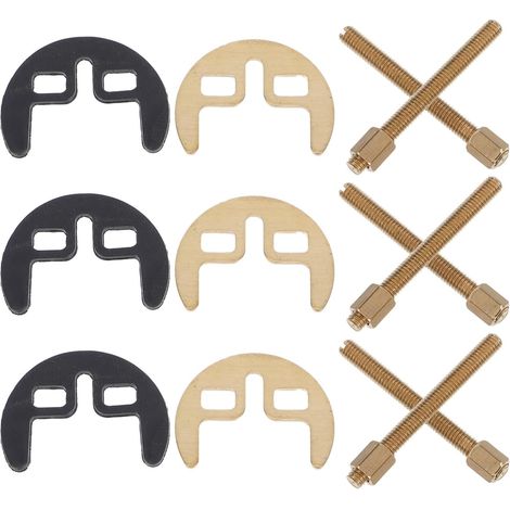 PLAFOPE Ensemble de 3 fixations pour robinet de cuisine en cuivre et caoutchouc anti-fuite pour un entretien facile (1/5)