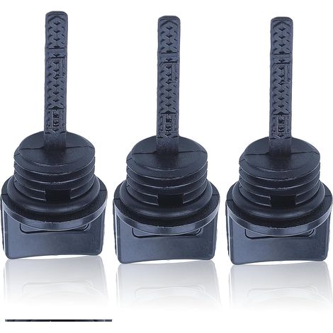 Pack de 3 Bouchons de remplissage d'huile Compatibles avec Honda GX110 GX120 GX160 GX200 Series, Accessoires moteur ADEFOL Pièces de rechange pour tondeuse Gazon Remplace 15600-ZE1-003 (1/5)