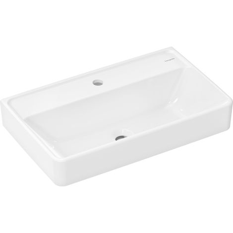 hansgrohe Xanuia Q Lavabo compacto, con agujero para grifo, sin
