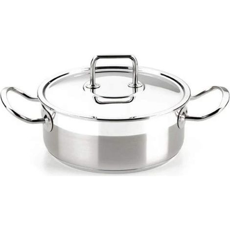 Casseruola BRA A340353 Acciaio 2 L 25 L Ø 20 cm Acciaio inossidabile (1/2)
