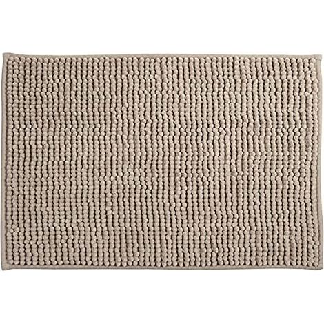 TAPPETO ANTISCIVOLO DA BAGNO CINIGLIA 40X60 CM- Tortora- SPIRE