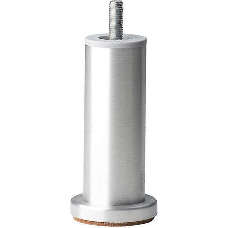 Pieds de meubles ronds en aluminium, 12 cm (m10) (1 pièce) (1/2)