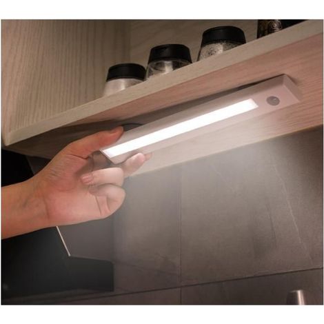 Lumière LED avec détecteur de mouvement, paquet de 3 Blanc (1/5)