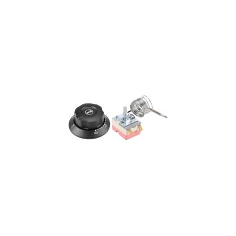 250 V, 16 A, 50–300 °C Temperaturregler-Kapillarthermostat für Backofen, Kühlschrank, Heizung, 2 m