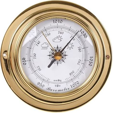 Baromètre mural Thermomètre hygromètre Horloge pour horloge, température et hygromètre Pour intérieur et extérieur Monté au mur Thermomètre mural (1/5)