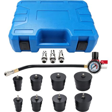 Turbocharger Test Kit 9 Pack Booster System Adapters Disassembly Kit for Supercharger Air Coolers Control Tools for Hoses (1/5)