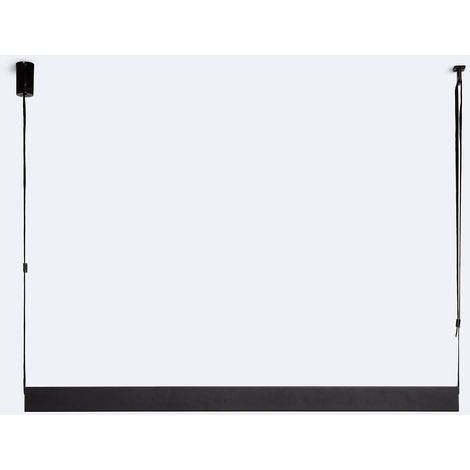 Barra Lineal LED 120cm 30W Suwis con Carril Magnético 20mm Negro (1/5)