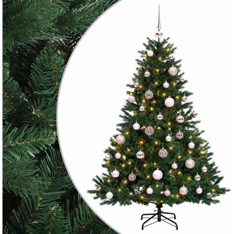 Artificial Christmas Tree with Bauble 120 cm 150 LEDs vidaXL (1/5)