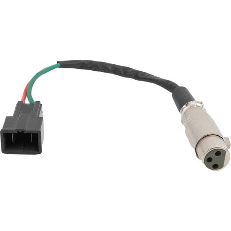 Câble de charge universel de 25 cm (10 pouces) à 3 broches et 2 fils avec connecteur en cuivre et charge stable pour scooter (1/5)