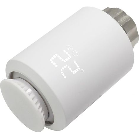 Tête Thermostatique Radiateur Zigbee, Vanne Thermostatique Connectée Programmable, Thermostat Radiateur Compatible avec Alexa, Smart Life APP Contrôle, Tuya Zigbee Gateway Requis (1/5)