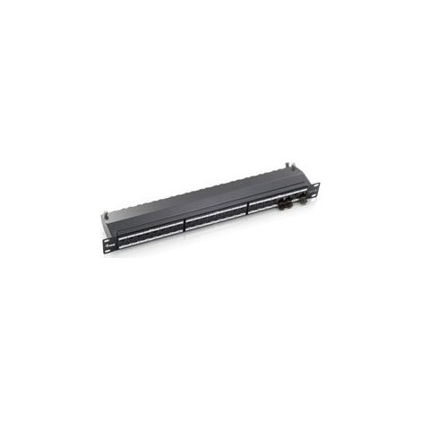 EQUIP CAT.6A PATCH PANEL 24-PORT 1HE 19 SCHWARZ 0326624