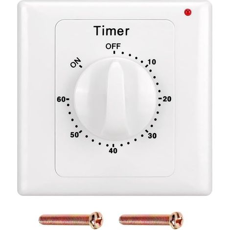 Interruttore temporizzatore pompa ad alte prestazioni AC 220V Controllo elettronico Timer conto alla rovescia meccanico Presa Interruttore temporizzatore 86 Pannello (15 min)