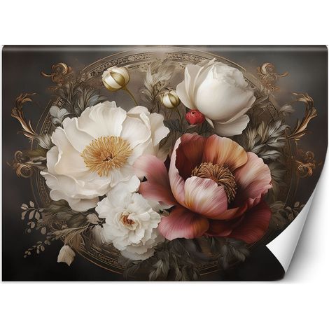 Fototapete Natur Botanicals Blattwerk Blumen 100x70 cm (1/5)