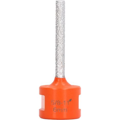 Fraise diamantée pour agrandir, façonner et tailler le granit et le quartz - 6mm / 0.24in