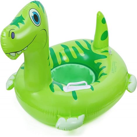 Anneau De Natation Enfant - Anneau Gonflable Dinosaure - Pour Piscine Jardin Plage - Taille 61x51x42 Cm - 1 Pièce (1/5)