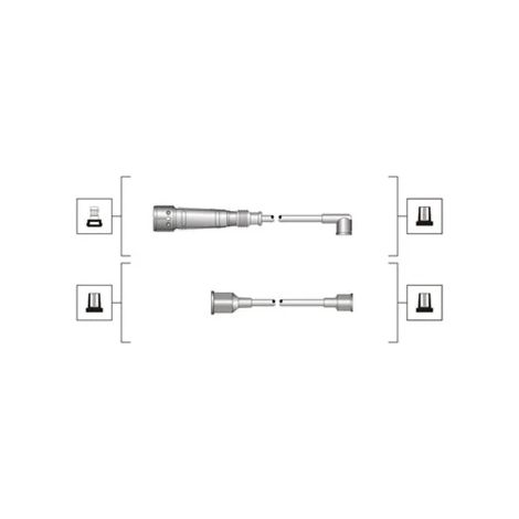 Kit de câbles d'allumage Magneti Marelli 941319170011 AUDI