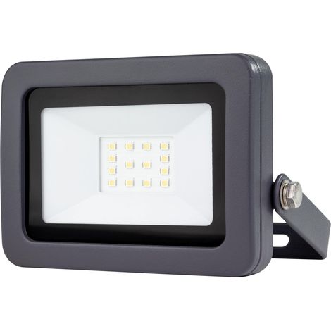 Spot LED extérieur - IP65, ampoule LED 10 W, 900 lm, 6500 K, applique murale - idéal pour les entrées de cour, les garages et les entrées de maison, anthracite (1/5)