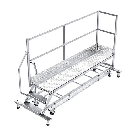 Plateforme roulante 4 marches - Hauteur max. de travail 2.80m - PTF254G-KRE