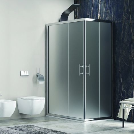 Box doccia 130x70 cm vetro opaco KF1000 kamalu
