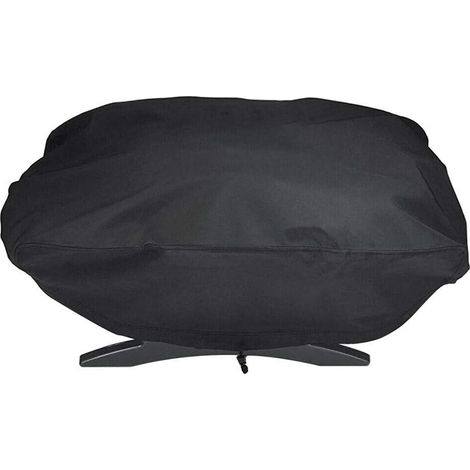 Housse pour barbecue - Résistante à la poussière, à l'eau, au vent et aux UV - 1 pièce - Protection extérieure noire (1/5)