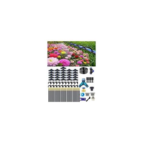 Système d'Irrigation Goutte-à-Goutte, Arrosage Automatique de Jardin, Buse Brumisatrice Réglable 360°, Tête d'Arroseur Rotative à Haut Débit pour Jardin, Terrasse et Plantes en Pot (1/5)