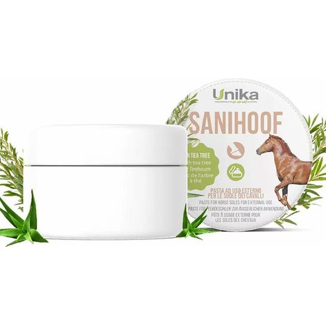 Sani hoof pasta per proteggere il piede del cavallo scalzo 250 g