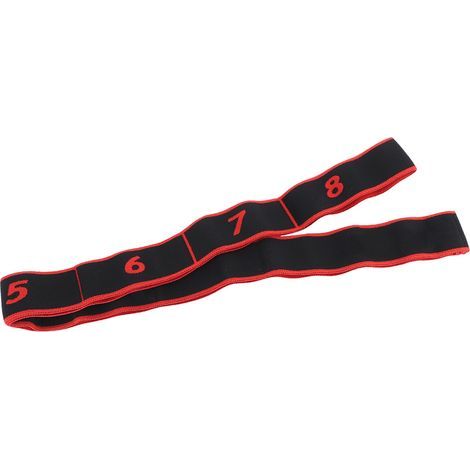 1 Paire de Bandes de Poignet pour Musculation avec Support de Pouce, Attaches d'Entraînement et Bracelet d'Enroulement (Blanc & Rouge) (1/5)