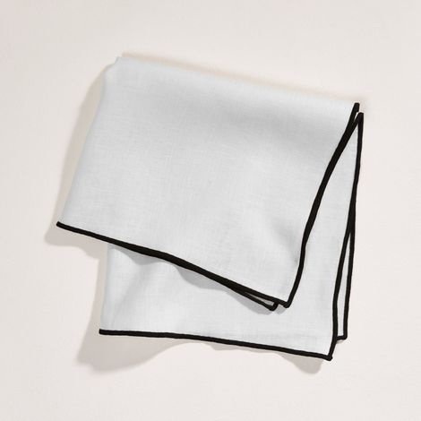 Serviette de table en Lin lavé légèrement froissé CARLINA