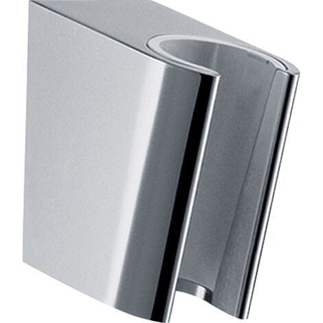 Hansgrohe – Support de douche chromé 28331000 – Dimensions 37x50x61mm – Inclinaison 16° – Compatible avec flexibles à embout conique