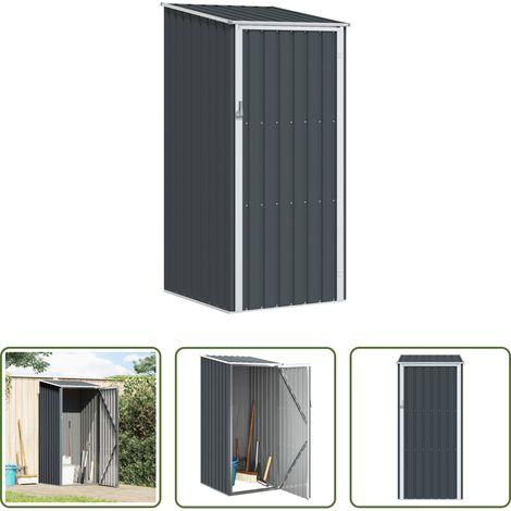 Werkzeugkammer - Gerätehaus Anthrazit 87x98x159 cm Verzinkter Stahl (1/5)