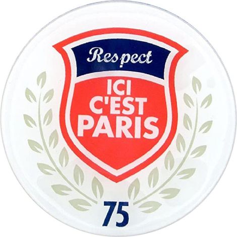 Décor adhésif en relief PSG (1/2)