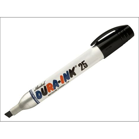 DURA-INK� 25 Ink Felt Tip Marker Black (Card of 2) MKL96237 (1/2)
