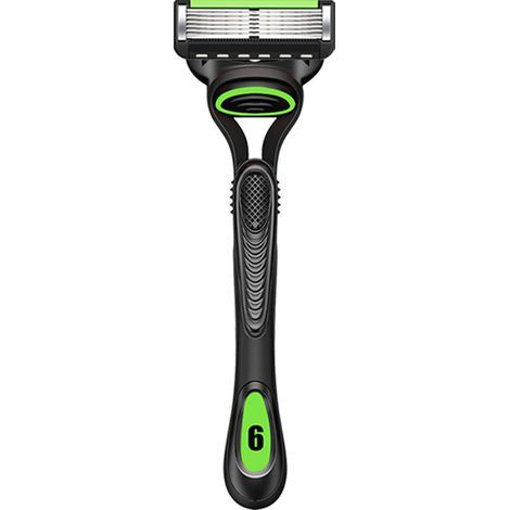 rasoir electriques hommes-Manche de rasoir ergonomique – Compatible avec lames standards, prise antidérapante, finition argentée durable (remplacement parfait pour routines masculines) (1/3)