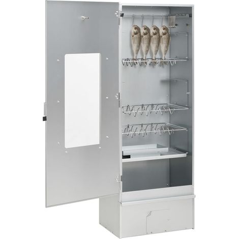 Maison Exclusive - Forno Affumicatore BBQ Generatore Fumo Freddo Acciaio Zincato