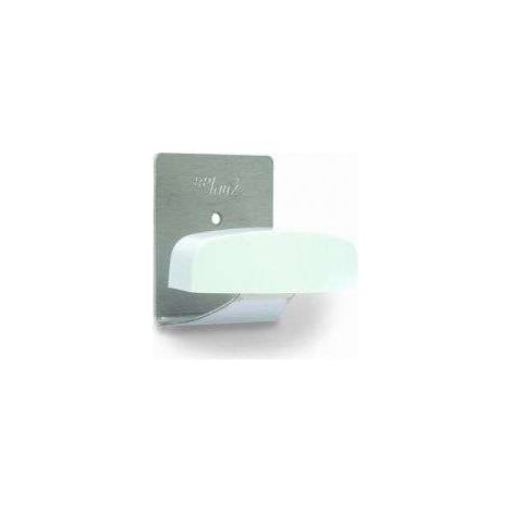PERCHA INOX ADH. BLANCO L.2 (1/3)