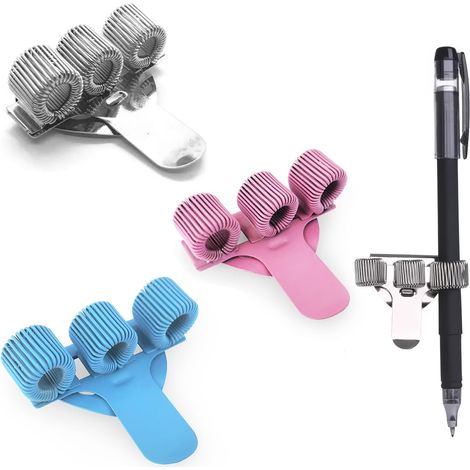3 pcs Porte Stylo Infirmière, Support de Stylo pour Bloc-Notes et Porte-Bloc avec Ressort - Porte-Stylo Triple de Poche, Compatible avec la Majorité des Tailles de - Confortable et Écologique (1/5)