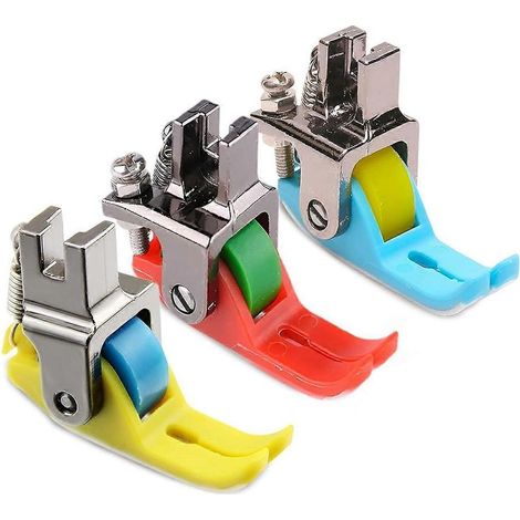 Lot de 3 pieds-de-biche étroits pour rouleau, pied-de-biche pour rouleau (1/5)